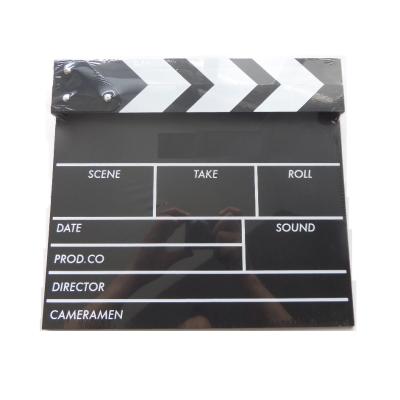 China China Movie Props Wooden Clapper Board Wooden Movie Theater Clapperboard for sale