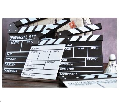 China Manual Customized Wooden Film Clapper Board for sale