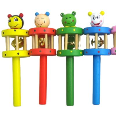 China Set of Music Songs Hand Bell Toys Wooden Hand Bell Musical Instrument for Children for sale