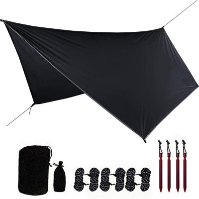 China KUDI Foldable Factory Customized LOGO Heavy Duty Tent Tarp Camping Tarp for sale