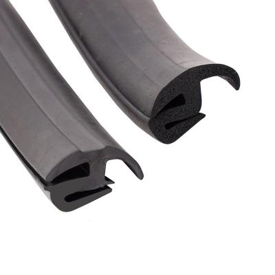 China Flat Type Door Window PVC PU Foam Epdm Silicone Rubber Weatherstrip Acoustic Self Adhesive Door D Proof Extended Rectangle Dust Seal OEM Seal for sale