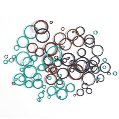 China For All Industries High Performance Colored Different Size FKM/FPM/NBR/Nitrile/EPDM/HNBR/Silicone Custom Rubber O Ring For Sealing for sale