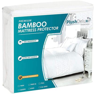 China Plain Anti-Dust Polyester Waterproof Knitwear Hypoallergenic Knitwear Mattress Protector Cover Breathable 100% Vinyl Free for sale