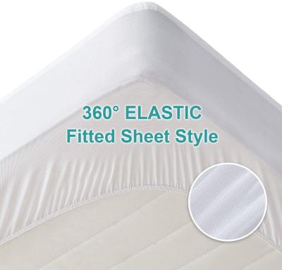 China Single cubrecama waterproof membrane ticking mattress protector fabric anti allergy TPU anti mite for home for sale