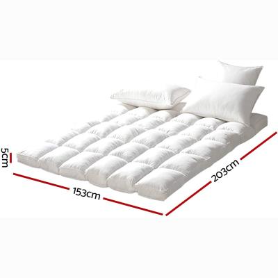 China White Hypoallergenic Bamboo Mattress Topper Simple And Elegant Designs Latest Home Product 2021 for sale