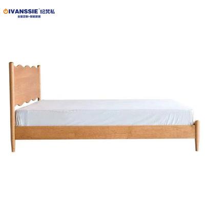 China Guangdong Modern Home Bedroom Furniture Manufacturer Set Wooden King Bed for sale