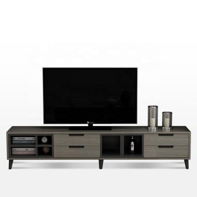 China (Others) Adjustable Wooden TV Stand Modern Design TV Cabinet Living Room Furniture With Storage for sale