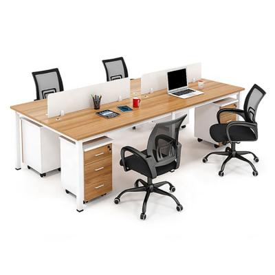 China China Latest DesignsTable Eco-Friendly Office 4 Person Luxury Executive Modern Office Furniture for sale