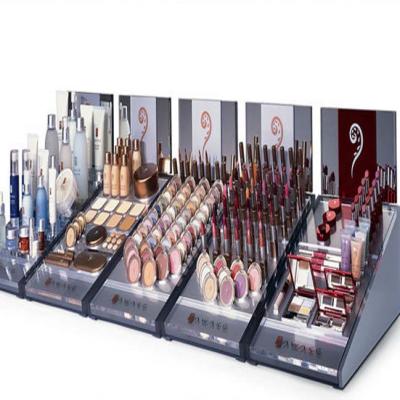 China modern & fashion custom acrylic make up acrylic cosmetic organizer and racks sale for cosmetics display for sale