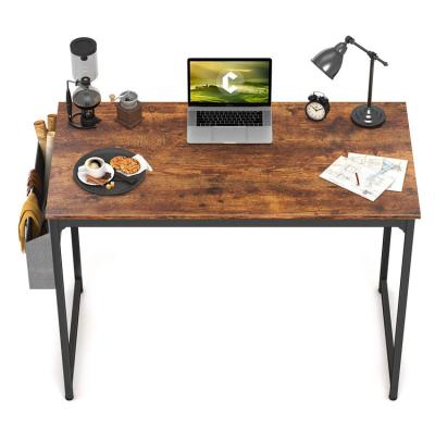 China Other Modern Simple Tabletop Style Physical Channels Black Metal Frame Home Office Writing Small Office Study Computer Desk for sale