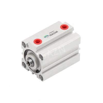 China Slim Type 12MM 40MM 80MM Aluminum Alloy Building Material Stores SDA Series Airtac Compact Cylinder Airtac for sale