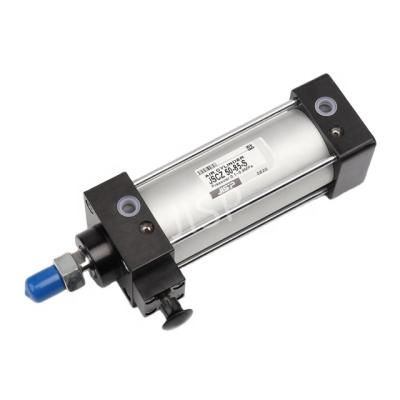 China Building Material Stores JISP Supplier SCZ Aluminum Magnetic Telescopic Double Action Pneumatic Cylinder With Lock for sale