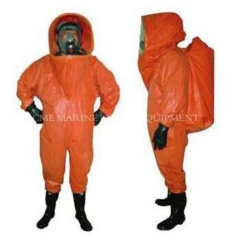 China Heavy Type Chemical Protective Suit For Fire Safety for sale