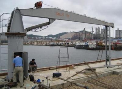 China Ship Hydraulic Stiff Boom Marine Electro Hydraulic Cranes for sale