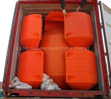 China Floating Buoy PE Floating Ring Dredging Pipe Hose Floats for sale