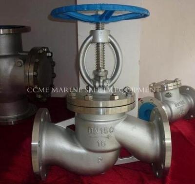 China Marine DIN Standard Cast Iron Globe Valve for sale