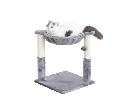 China Small Sustainable Pet Star Cat Scratching Post Kitten Cat Tree Hammock for sale