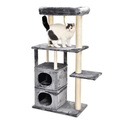 China Cat Condo House Scracthing Post Viable Towers for Elevating Relaxation Rest for sale