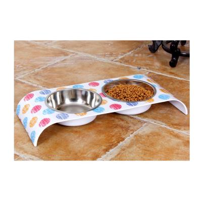 China Durable Eco - Friendly Melamine Pet Food Water Feeder Sustainable Bowl for sale