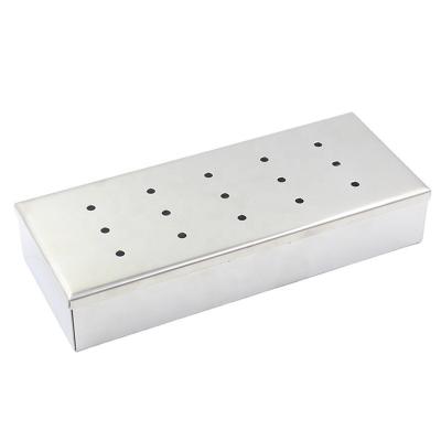 China Easily Cleaned Popular Smoker Box And Smoker Box Stainless Steel , BBQ Smoker Box for sale