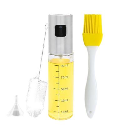 China Viable 100ML Multifunctional Portable Vinegar Oil Spray Bottles Glass Bottles For Oil for sale