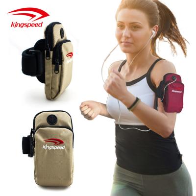 China Waterproof Outdoor Sports Bike Running Running Polyester Arm Phone Bag/Sports Mobile Phone Arm Bag Accessories Manufacturer for sale