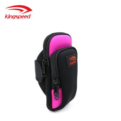 China Customized logo mobile phone arm bag wholesale reflective running bag waterproof/factory price sports arm bag color for sale