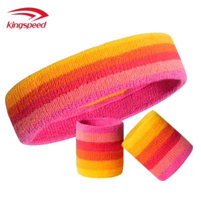 China Universal Wholesale Custom Headbands Basketball Colors Fitness Yoga Sports National Headband Suit for sale