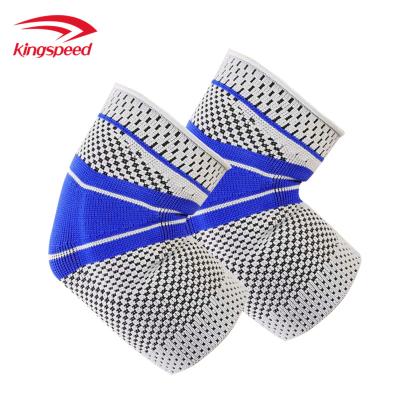 China Antibacterial Elbow Compression Sleeve Silicone Pad Supports Basketball Protector Sleeve Elbow Pads for sale