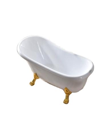 China Factory Free Standing Claw Foot Chinses Bathtub Soaking Bath Tubs Plastic Classic Clawfoot Free Standing Tub For Bath for sale