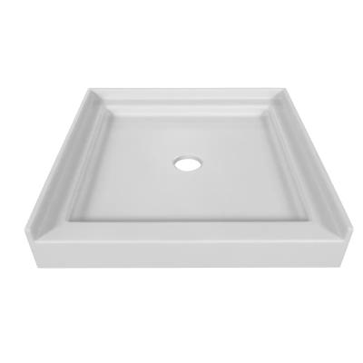 China Contemporary 32 x 32 Inch Square Acrylic Shower Tray Single Threshold Shower Base For Shower Room for sale