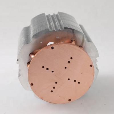 China Welder Custom High Efficiency Aluminum String Base Heatsink 300W Copper Aluminum Heatsink Led for sale