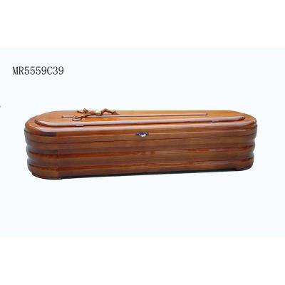 China Eco-Friendly.Stocked Hot Selling Custom Cremation Human Ashes Coffin Wooden Funerary Urn Box With High Quality for sale