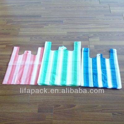 China Hot Shock Resistance Seal Cheap Stripe T Shirt Plastic Bag Making Machine for sale