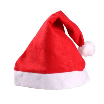 China Kid Promotional Price Decorated Santa Christmas Claus Hat For Adult for sale