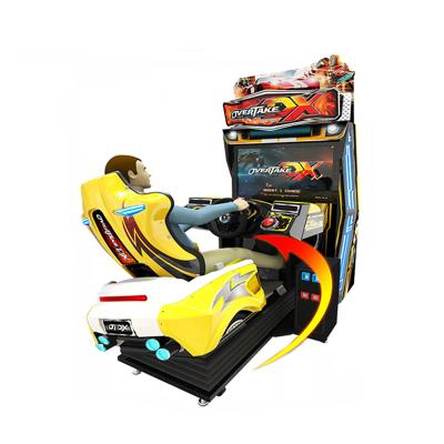 China Metal+Wood Hotselling Coin Operated Catch Up Video Car Racing Game Arcade Machine For Sale for sale