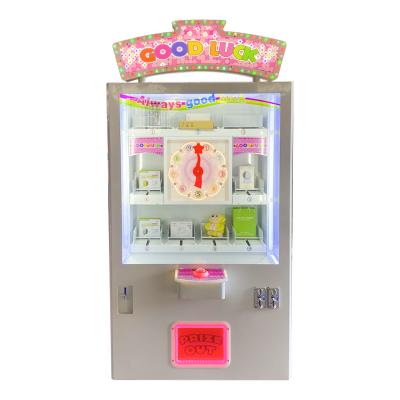 China Professional Wooden Frame Good Luck Gift Game Machine|Coin Operated Arcade Push Gift Vending Game Machine For Gaem Center For Sale for sale