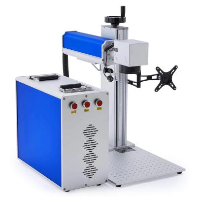 China Factory Price Air Cooled Desktop Metal Engraving Laser Marking Machine for sale