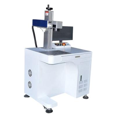 China Supplier Large Air Cooled Desktop Maker Marking Area with 50w Fiber Laser Marking Machine for sale