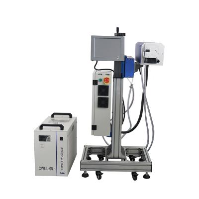 China UV Laser Marking 3W 5W 10W Flying Laser Marking Machine For Production Line Marking for sale