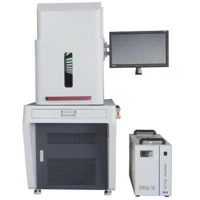 China UV Laser Printer Marking Machine UV Marking Machine With Enclosure Safety UV Cabinet for sale