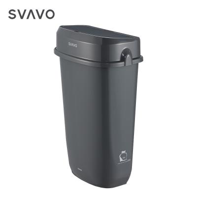 China SVAVO 12L Sustainable Electric Automatic Sanitary Bin Hotel Waste Bin Feminine Plastic Lady for sale