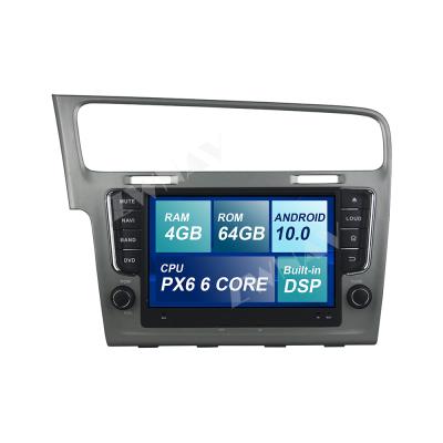 China Carplay/lutooth-enabled/RDS/HD1080P Veido PX6 4G+64GB Android 10.0 Car Multimedia Player For Volkswagen Golf 7 2013 GPS Navi Radio navi IPS Stereo Touchscreen Head Units for sale