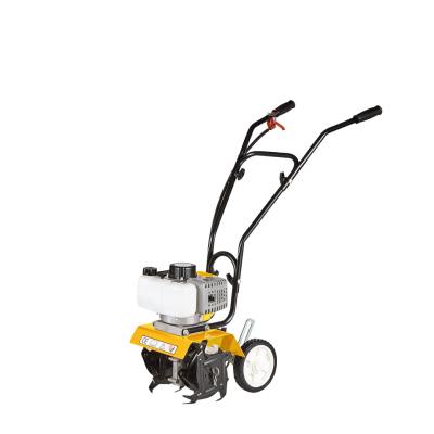 China Home Use 52CC Mini Power Tiller Rotary Tiller Cultivator / Two Stroke for sale