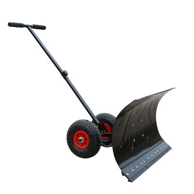 China Cheap cold plate hand snow shovel with two wheels for sale