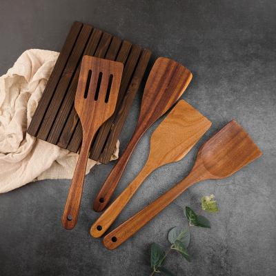 China 2022 Sustainable Acacia Kitchenware 4Pcs Kitchen Utensils Set Hopesun Walmart Wood for sale