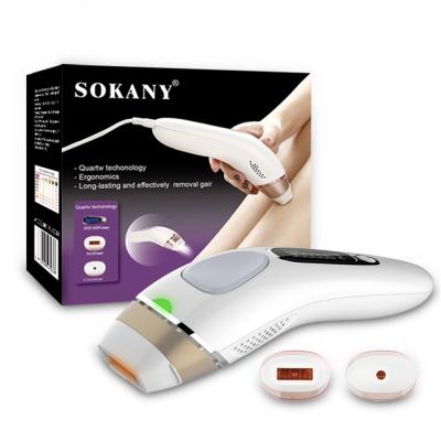 China Mini Epilator Depiladora Device Home IPL+ICE Instant Permanently Handheld Ice Cool Laser IPL+ICE Sokany Laser Hair Removal for sale