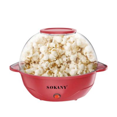 China Easy Operation Electric Hot Oil Popcorn Popper Maker With Stirring Rod Offers Large Lid For Serving Bowl And Convenient Storage for sale