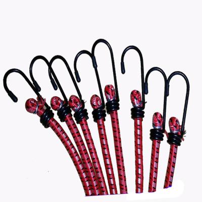 China High Quality Rubber Luggage Rope Bungee Cord With Hooks Bungee Cord Bicycle Accessories for sale