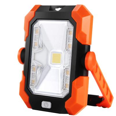 China COB LED Work Light, Rechargeable Portable Waterproof LED Flood Lights for Emergency Outdoor Camping Car Repairing 3.7V /4400mAh 18650 for sale